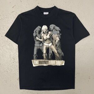 Vintage 2001 Britney Spears The Britney Tour Rare Pop Concert T Shirt Medium